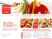 Tablet Screenshot of freshkitchen.ca
